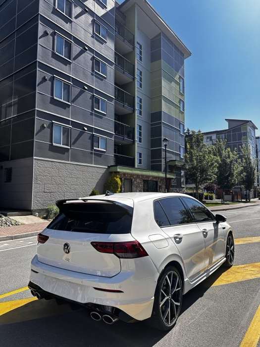 Ceramic-coated panels reflecting clean, sharp lines — Kelowna ceramic coating