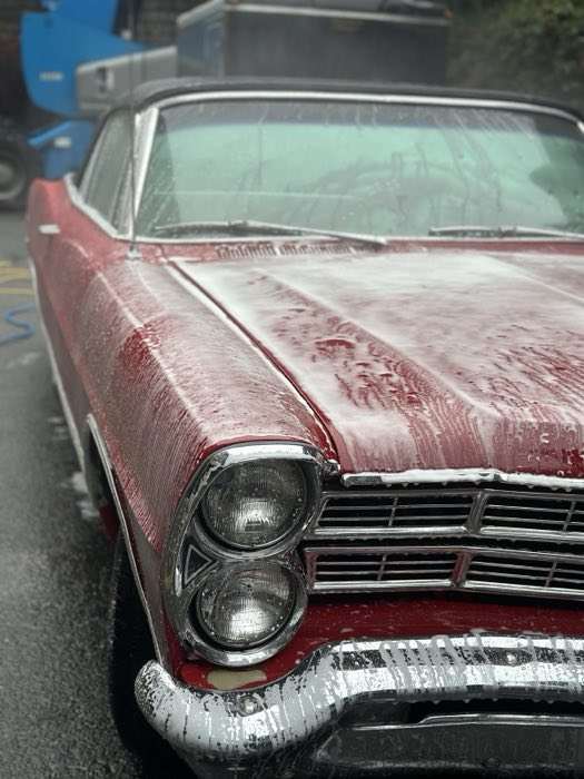 Clean door jambs and paintwork — exterior car detailing in Kelowna