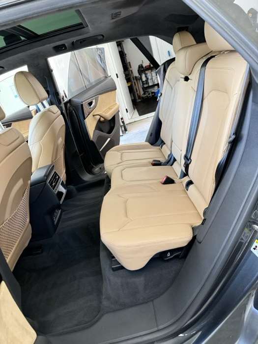 Clean upholstery and streak-free glass after an interior detail, Kelowna BC