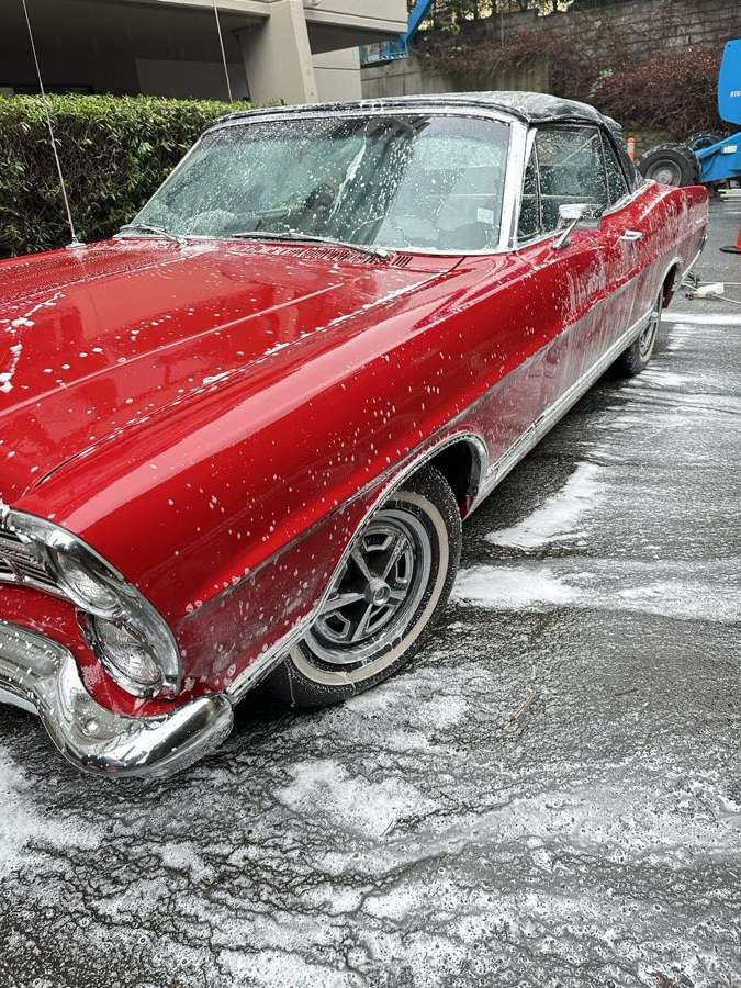 Detailed classic convertible — car detailing Kelowna