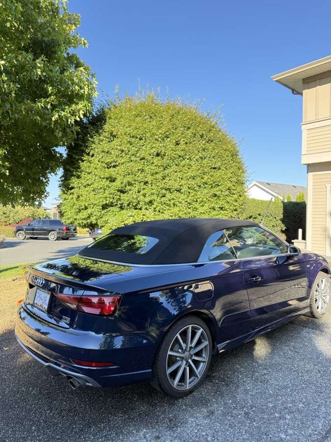 Hand-washed Audi convertible — wash and wax Kelowna